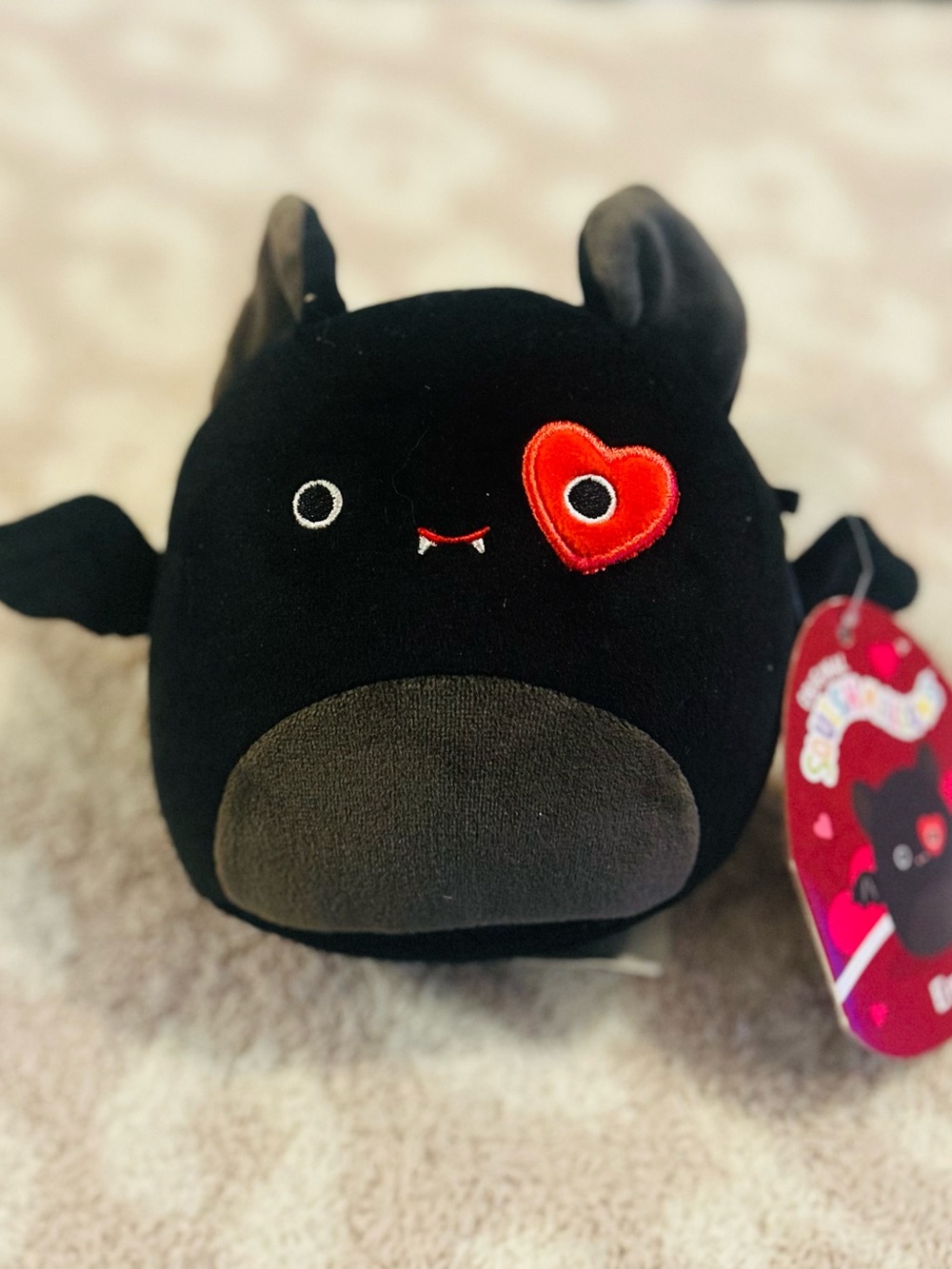 Squishmallows Emily the Bat 5" Plush – Valentine’s 2025 – NWT